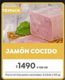 X$ - JAMÓN COCIDO