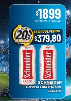 Schneider - Cerveza Lata