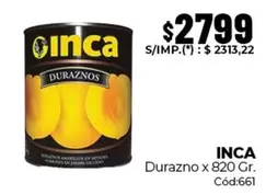 Inca - Durazno