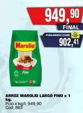 Marolio - ARROZ LARGO FINO