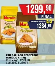 Marolio - PAN RALLADO REBOZADOR