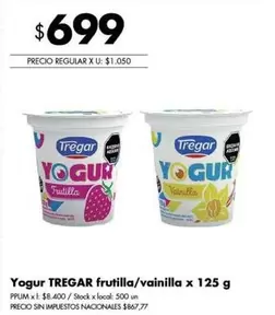 Tregar - Yogur