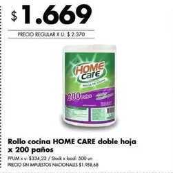 X$ - Rollo cocina doble hoja