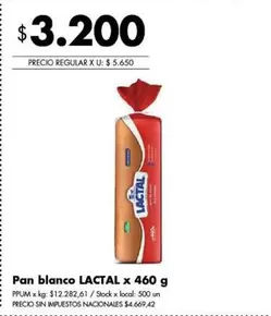 Lactal - Pan blanco