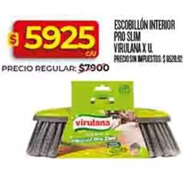 Virulana - ESCOBILLÓN INTERIOR PRO SLIM
