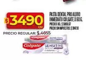 Colgate - PASTA DENTAL PRO ALIVIO INMEDIATO