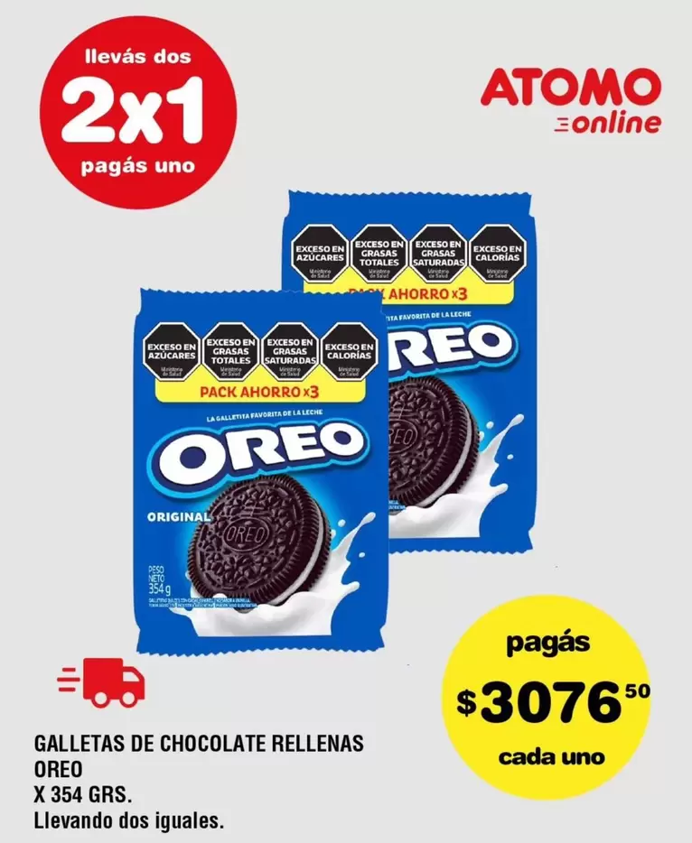 Oreo - GALLETAS DE CHOCOLATE RELLENAS