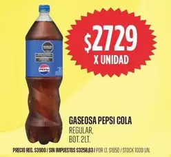 Pepsi - GASEOSA COLA REGULAR