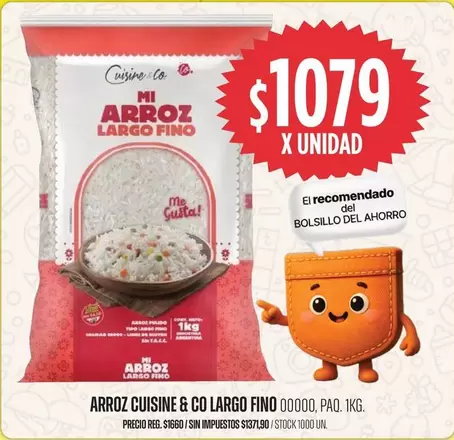 Cuisine - ARROZ COCINA & CO LARGO FINO