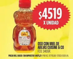X$ - Oso con Miel de Abejas