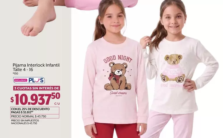Good - Pijama Interlock Infantil