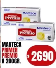 Primer Premio - Manteca