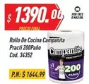 Campanita - Rollo De Cocina Practi 200Paño Cod. 34352