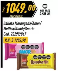 Mas - Galleta Merengada/Amor/Melliza/Rumb/Sonris Cod. 22299/847