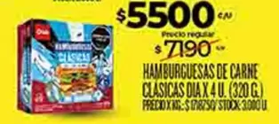 Dia - HAMBURGUESAS DE CARNE CLASICAS