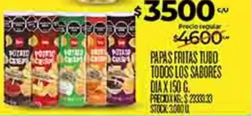 Dia - PAPAS FRITAS TUBO