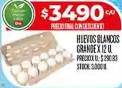HUEVOS BLANCOS
