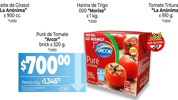 Arcor - Puré de Tomate