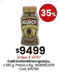 X$ - Café instantáneo