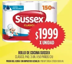 Sussex - Rollo de Cocina