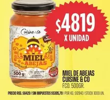 Cuisine - Miel de Abejas