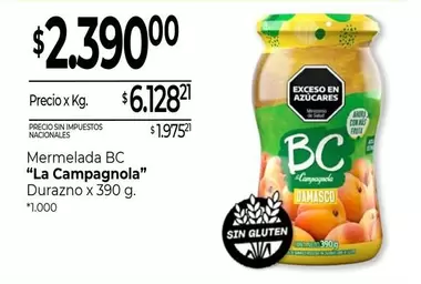 BC - Mermelada Durazno