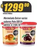 Dulcor - Mermelada varios sabores Pote 500 Gr