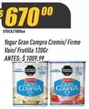 Gran Compra - Yogur Cremix/ Firme Vain/ Frutilla