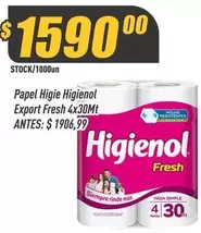 Higienol - Papel Higienico Export Fresh