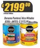 Alco - Durazno Punero/  Mitades
