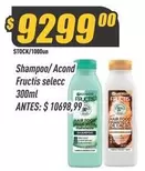 Fructis - Shampoo/ Acond  selecc