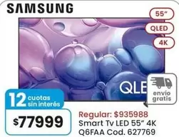 Samsung - Smart Tv LED 55" 4K Q6FAA