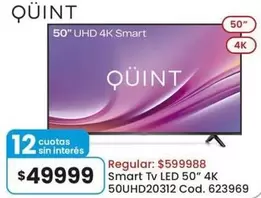 Smart Tv LED 50" 4K 50UHD20312