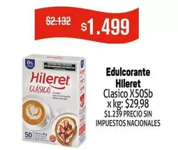 Hileret - Edulcorante Cl0sico X50Sb
