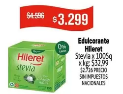 Hileret - Edulcorante Stevia