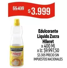 Hileret - Edulcorante L
uevo Zucra