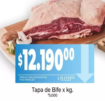 X$ - Tapa de Bife
