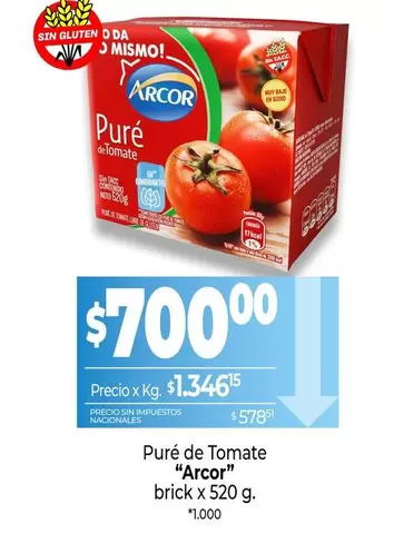Arcor - Puré de Tomate