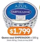emperador - Queso azul