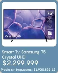 Samsung - Smart TV Crystal UHD