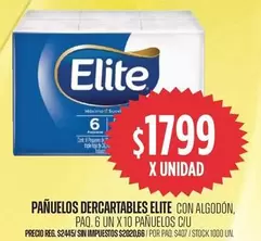 Elite - PAÑUELOS DERCARTABLES