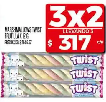 Twist - MARSHMALLOWS TWIST FRUTILLA