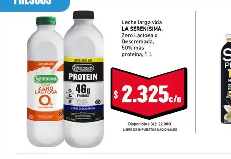 La Serenísima - Leche larga vida