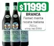 Branca - Fernet menta receta Italiana