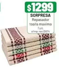 Máxima - Repasador toalla maxima