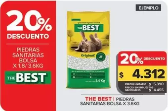 The Best - Piedras Sanitarias Bolsa
