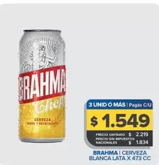 Brahma - Cerveza Blanca