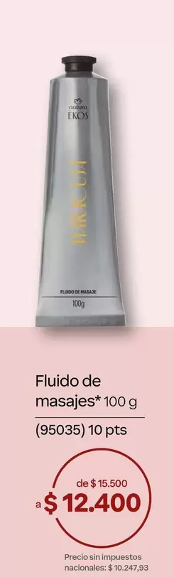 Natura - Fluido de masajes