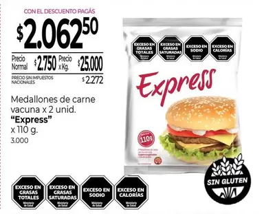 Express - Medallones de carne vacuna