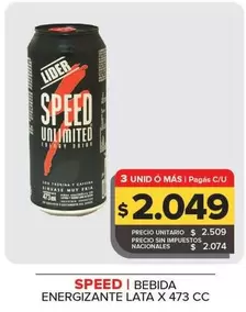Speed - Bebida Energizante